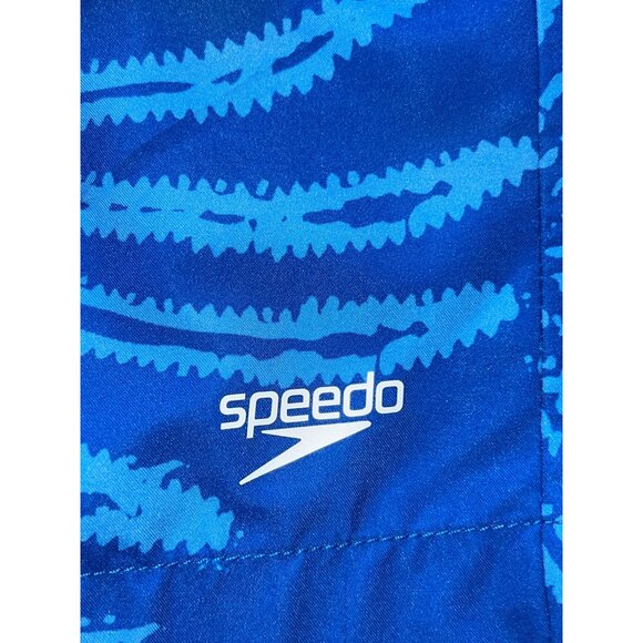 Speedo Mens Eco 4-Way Comfort Stretch Swim Trunks Blue Size 2XL UPF 50+ Sun Safe - Picture 10 of 10